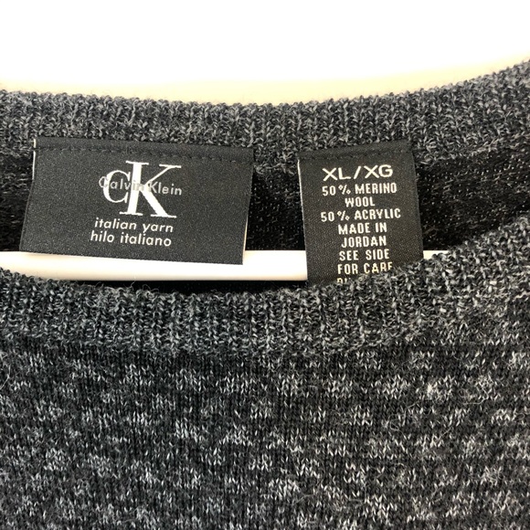 Calvin Klein Italian Yarn Sweater XL - Picture 3 of 4